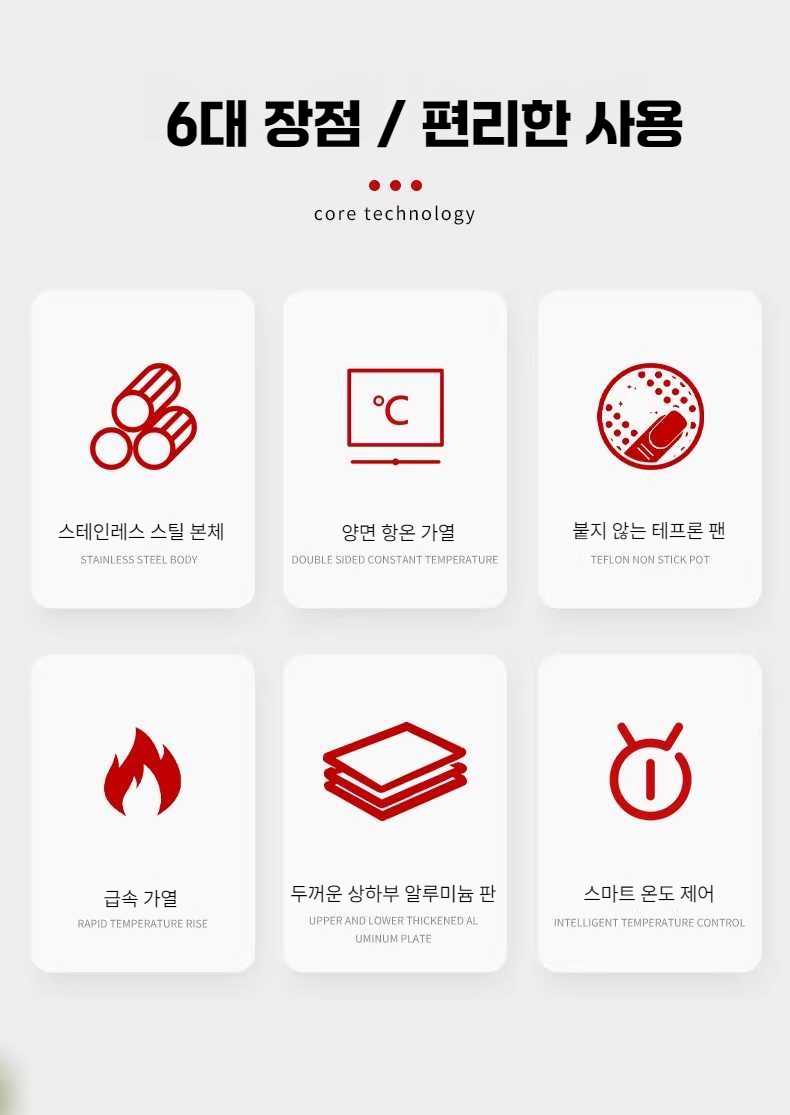 가정용 업소용 붕어빵 기계 미니 전기 붕어빵 기계 3구 - 상세 이미지 3