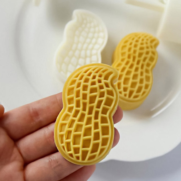 통통땅콩월병틀 피넛쿠키틀 50g 월병프레스50g 떡살 베이킹틀 도구 떡도장 화과자틀 이미지 8