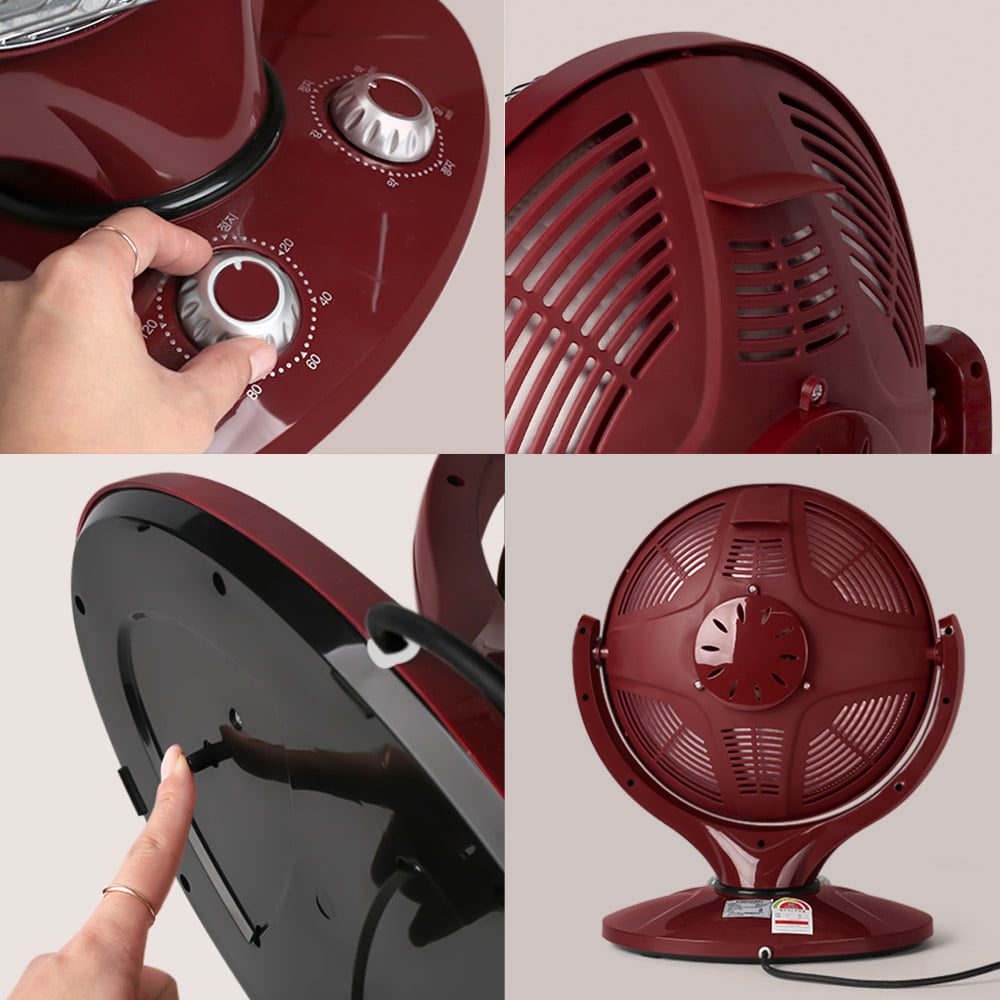 원적외선 선풍기형 히터 난로 온열기 발난로 사무실 난방기 무연전기 가정용 업소용 전열기