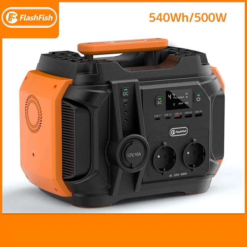 FlashFish 파워뱅크 150000mAh 540wh 500w 실외 전원공급장치 - 메인 이미지