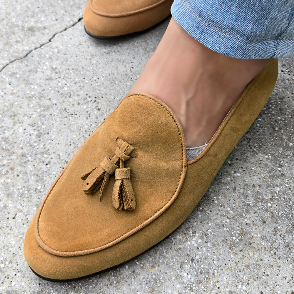 테슬 무브 스웨이드 로퍼 수제화 handmade 염소가죽 - 상세 이미지 2