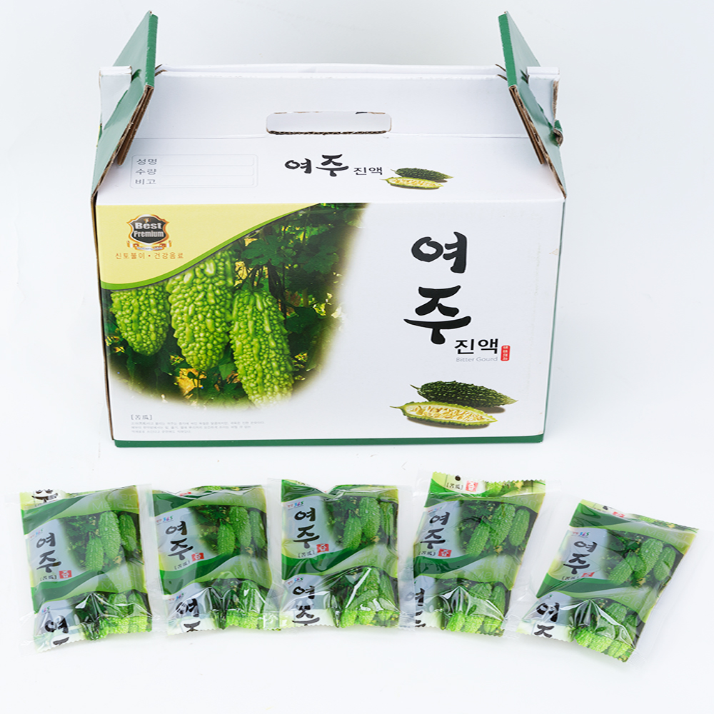 [강서구·양천구 일부 배달] 건강하게 달인 여주즙 50포 [화곡중앙 불로흑염소] : 동네시장 장보기
