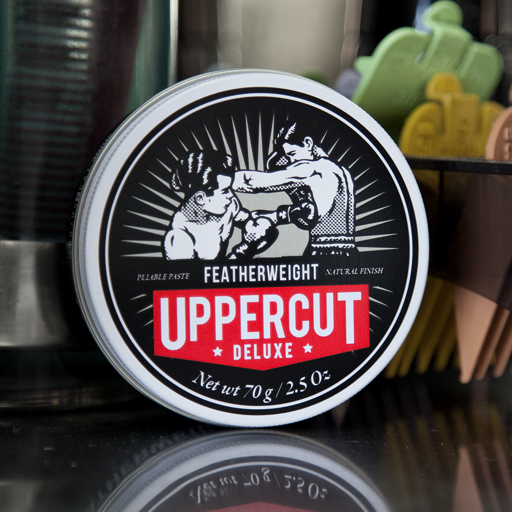 어퍼컷디럭스 페더웨이트 수성포마드 남자헤어스타일 바버샵왁스 강한고정력