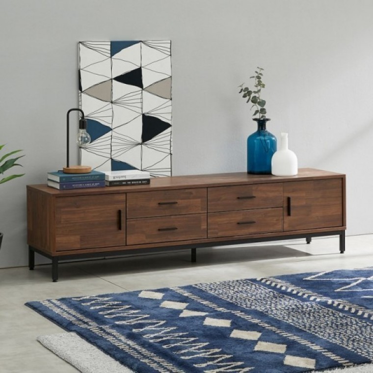 가구산책 하드우드 1800 거실수납장 TV장 장식장 RC809