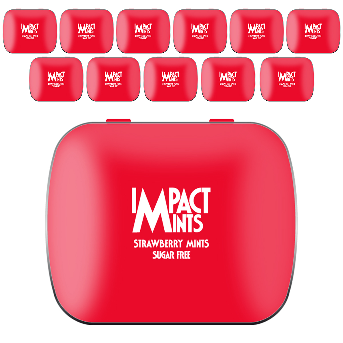 임팩트 민트 캔디 딸기 독일 무설탕 사탕 12개