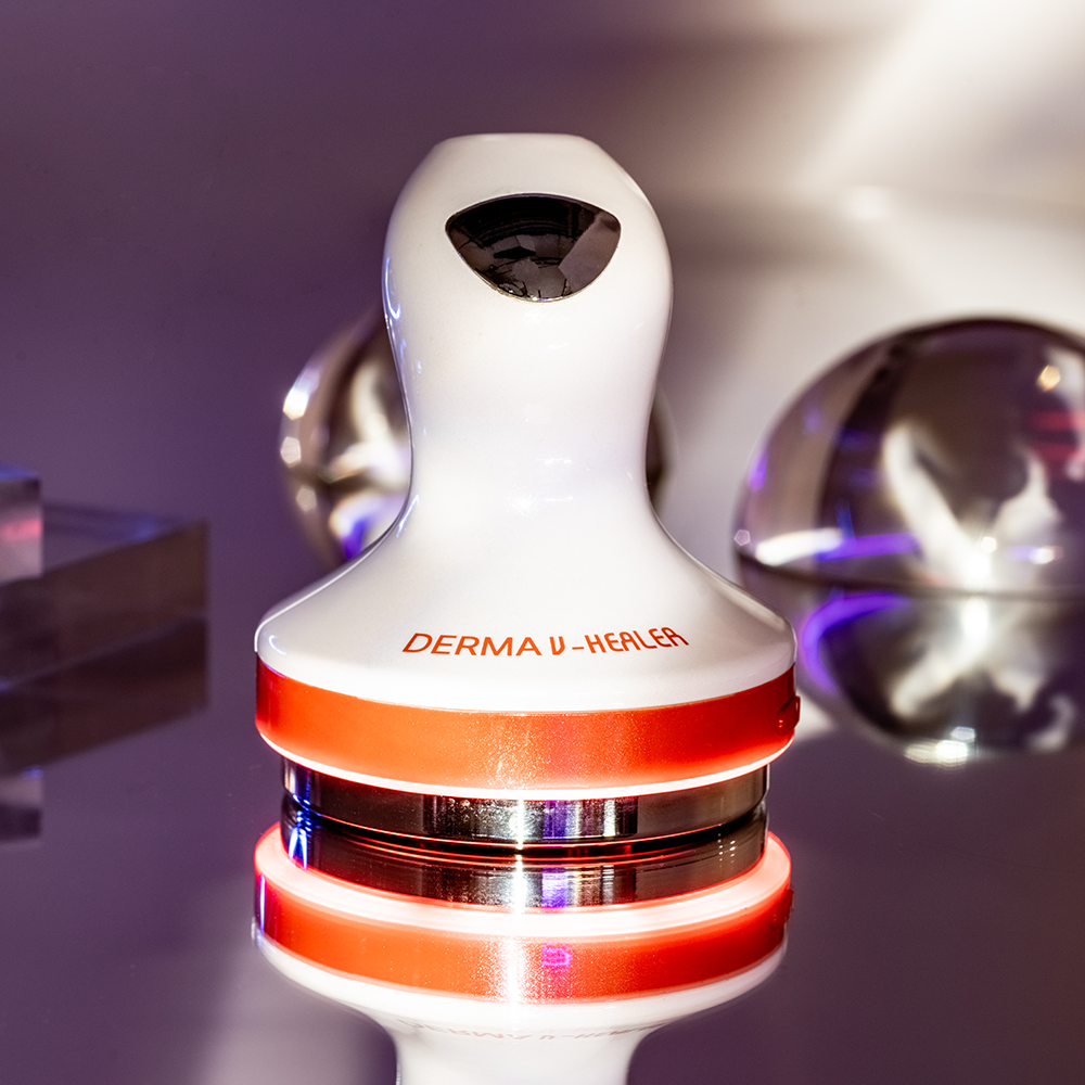 오멜론 더마V힐러 고주파 마사지기 초음파 갈바닉 ems 홈케어 디바이스 리프팅 탄력 기계