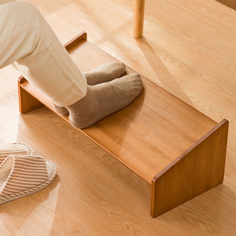 아이편해 발받침대 원목 사무실 발받침대 책상 의자 발받침대 Foot Stool - 상품 이미지
