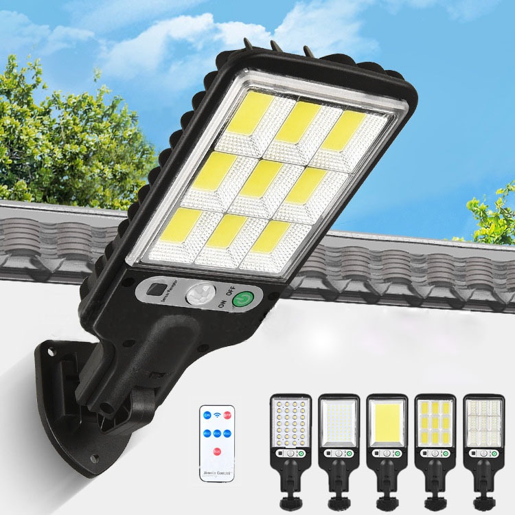 2200W 태양광 충전 LED 램프 무선리모컨 포함 풀세트 - 상품 이미지