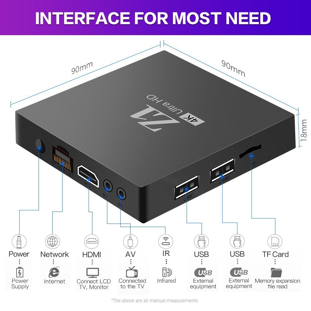 5G 듀얼 밴드 WiFi 블루투스 4K 안드로이드 TV 셋톱박스 TV BOX - 상세 이미지 4