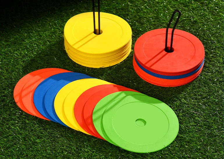 축구 훈련 용품 플랫 디스크 장애물 훈련