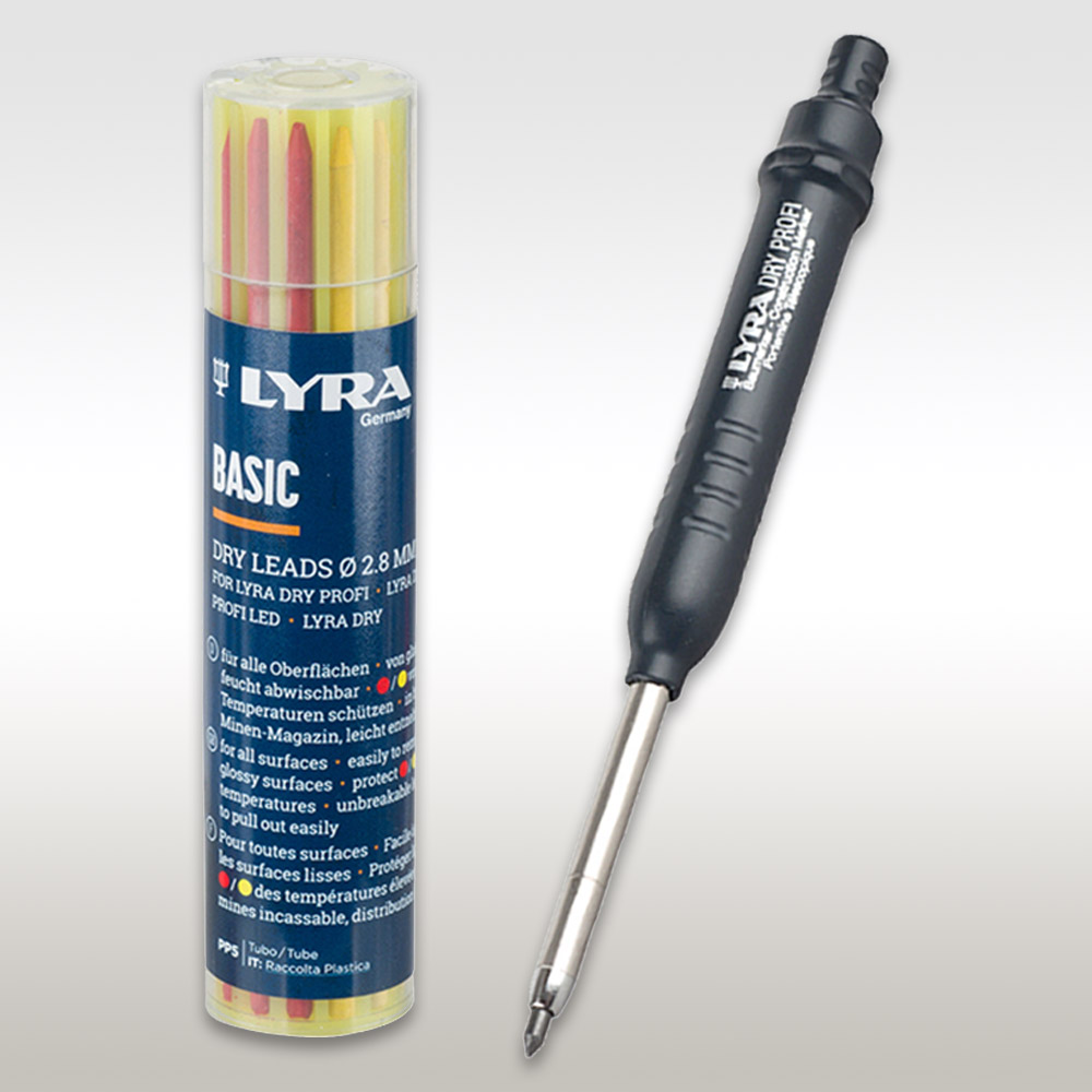 리라 드라이펜 세트 기본펜+2B H 빨강 노랑 L4498107 - 상품 이미지