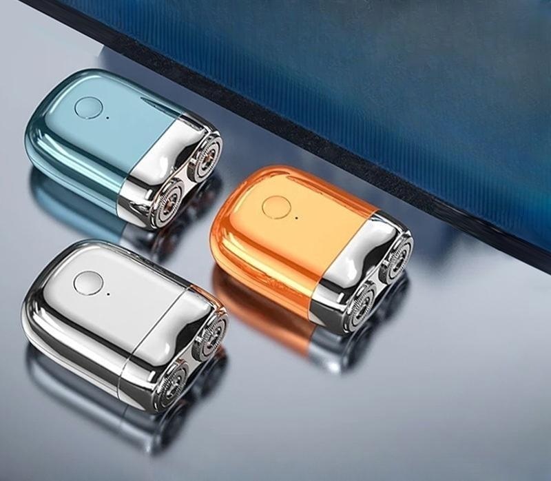 MIMI 듀얼헤드 전기면도기 USB 충전식 미니 휴대용 남성용 면도기