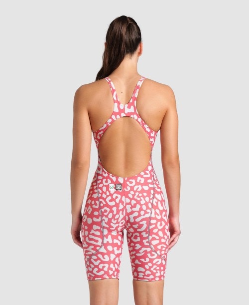 아레나 Swim Powerskin ST Next Open Back Leopard Skin - 상세 이미지 3