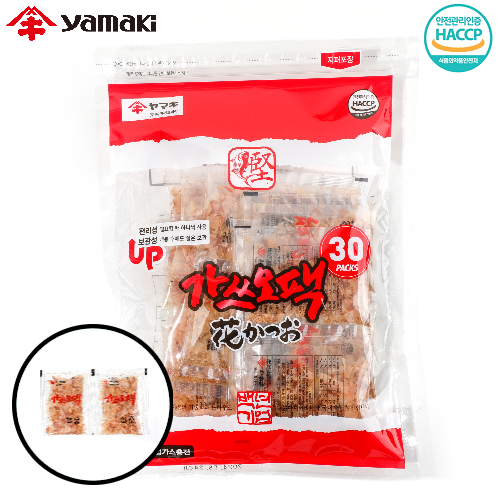 야마끼 소포장 하나 가쓰오부시 가쓰오팩 (1g X 30팩) - 상품 이미지