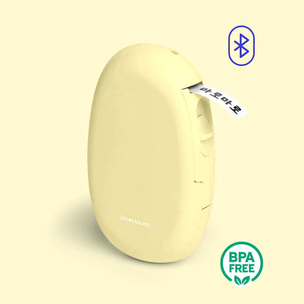 [라벨터치]블루투스 라벨프린터 마로마로 레몬크림 maromaro(lemon cream) - 상품 이미지
