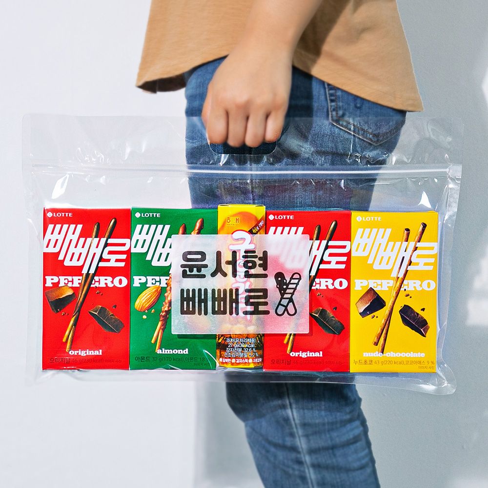 더하모니 빼빼로 과자 선물세트(대) 어린이집 학교 교회 과자 세트 - 메인 이미지