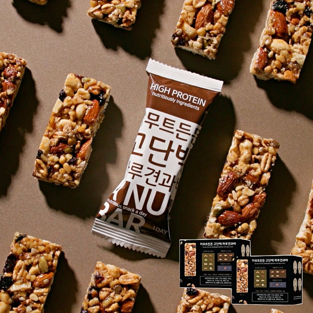 카무트든든 고단백 하루견과바 30개 에너지바 단백질 시리얼바