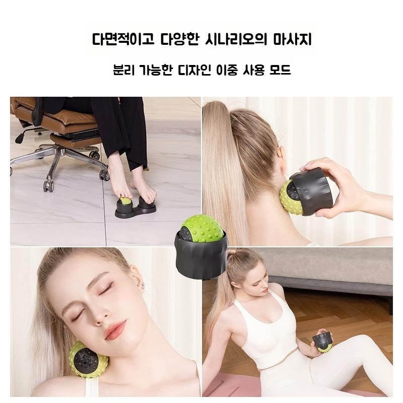 풋롤러 2구 발 마사지볼 족저근막염 발피로 개선 - 상세 이미지 3