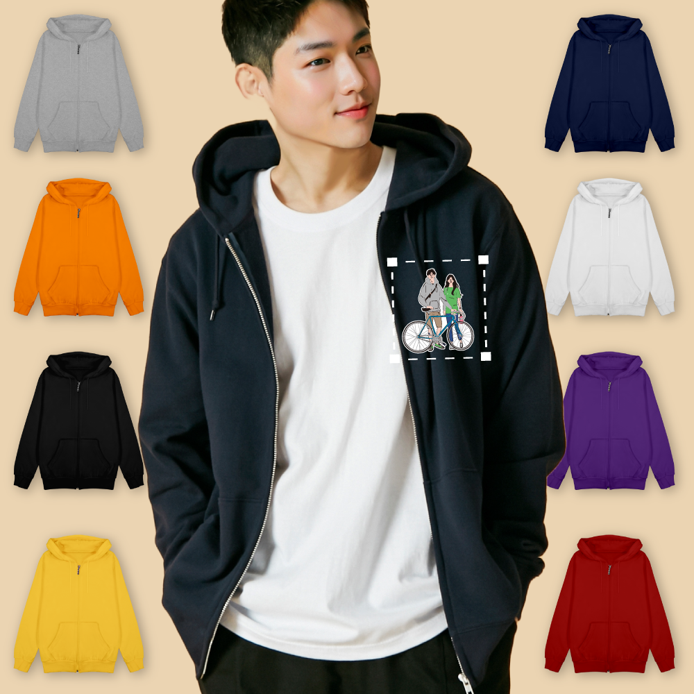 [인쇄비포함] 4XL 후드 집업 제작