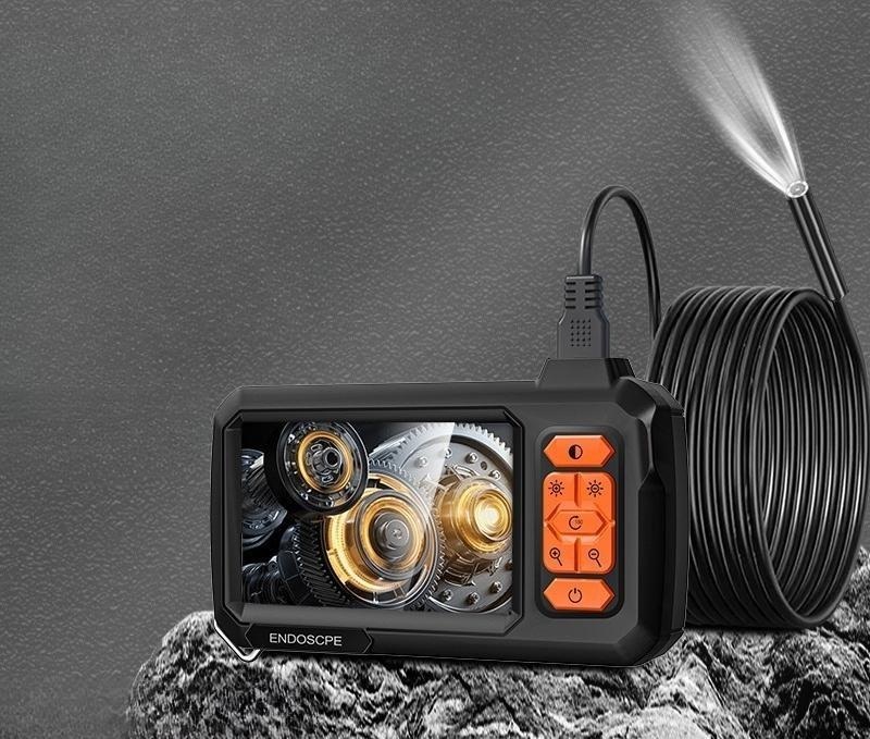 산업용 내시경 8mm HD 디지털 스코프 카메라 4.3인치 IPS LCD 스크린 - 상품 이미지