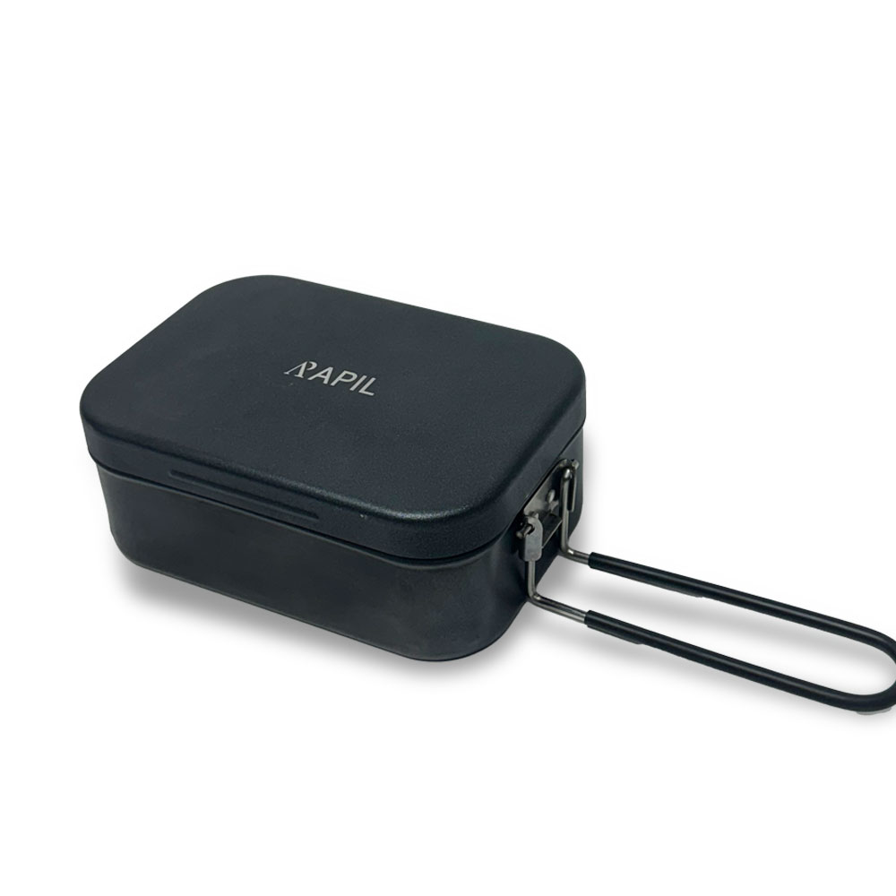 아필 강화 알루미늄 논스틱 코팅 백패킹용 경량 캠핑반합 1400ml