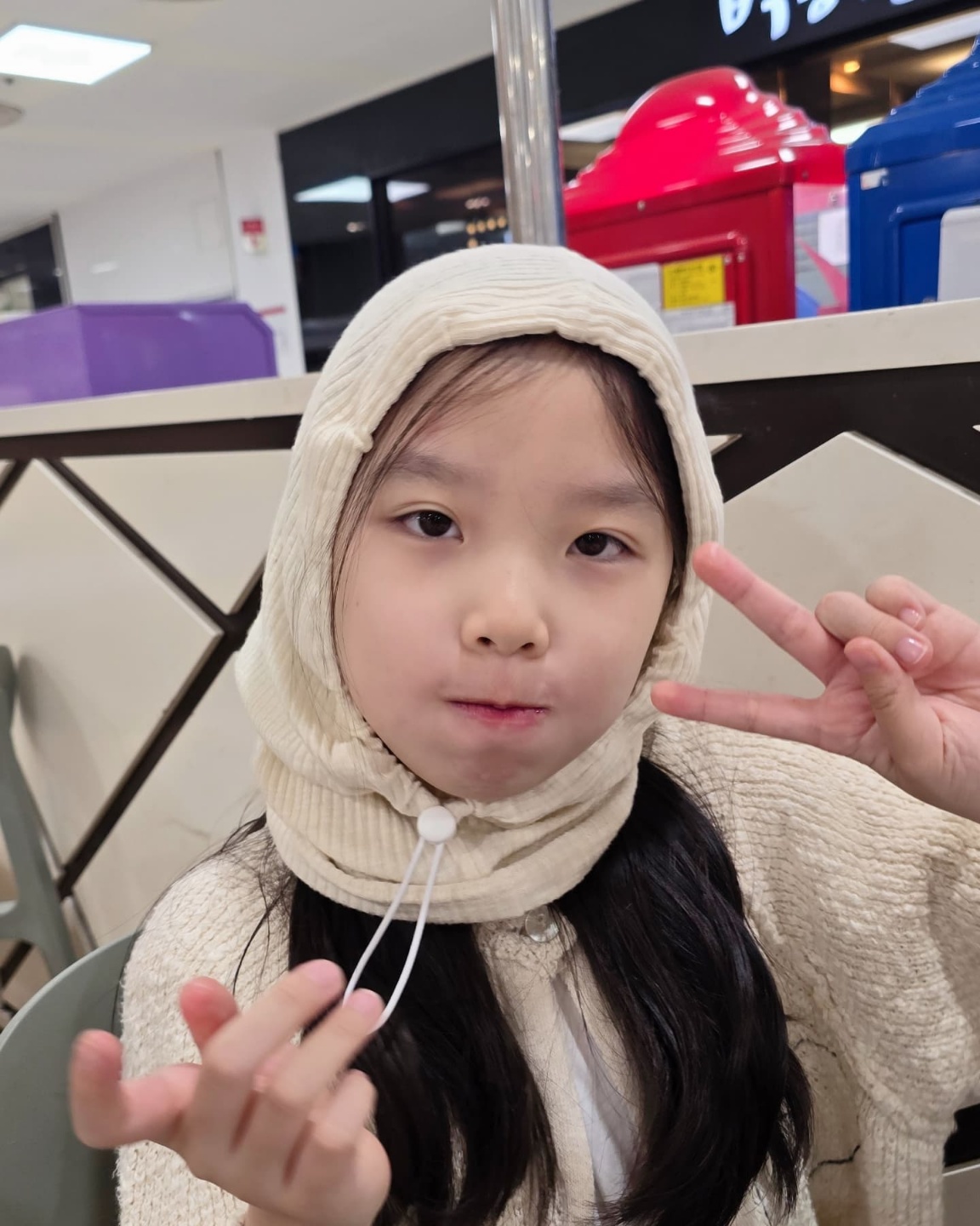 페이크 후드 바라클라바 넥워머 목도리 사철용 - 상세 이미지 4
