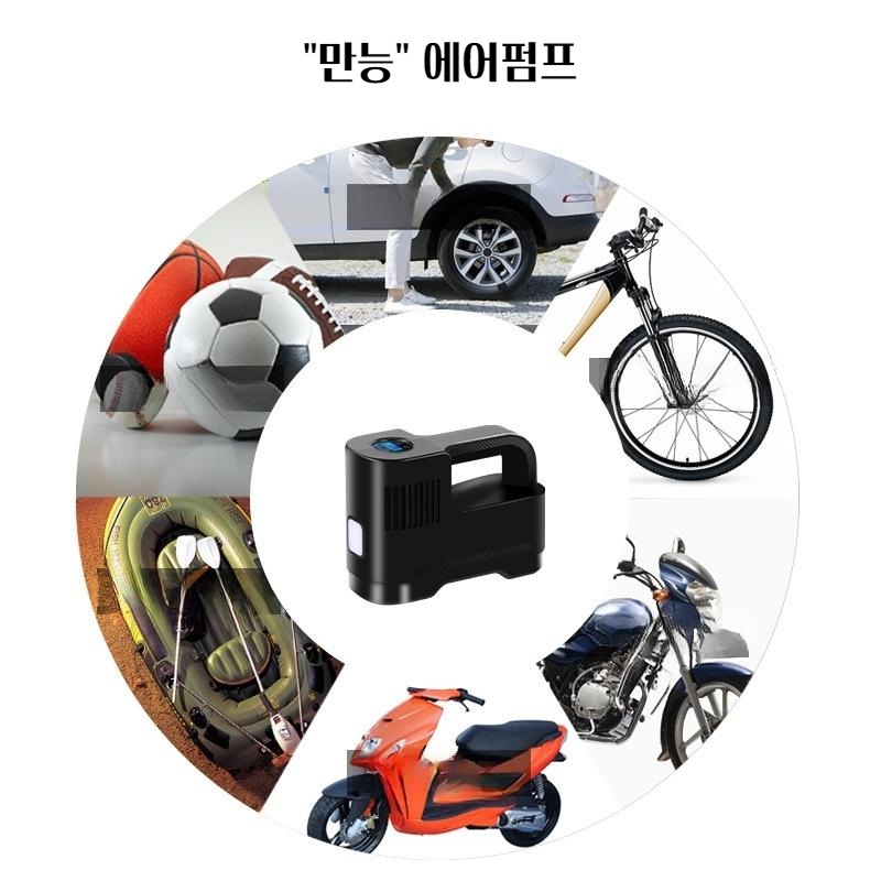 만능 자동차 공기펌프 디지털 디스플레이 휴대용 타이어 에어펌프 지능형 무선 공기펌프 - 상세 이미지 2