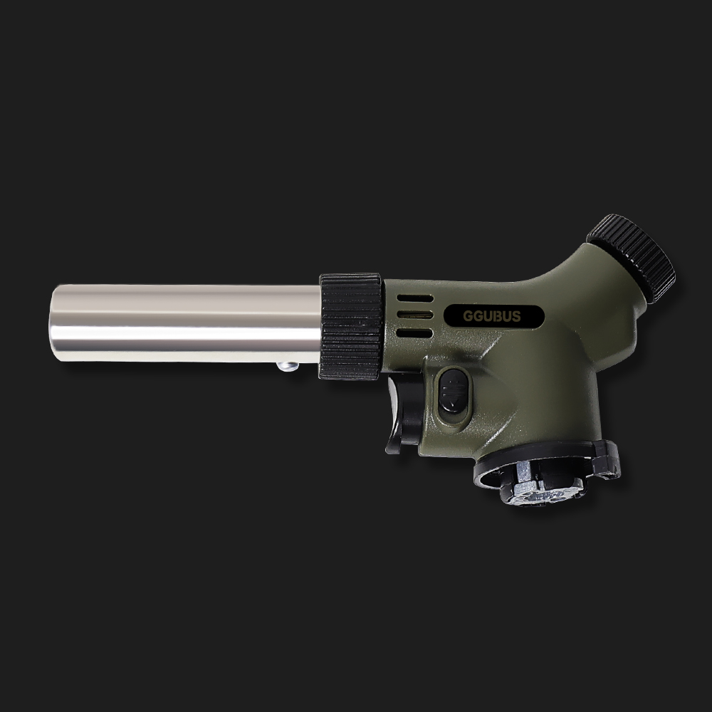 꾸버스 캠핑 요리용 가스 토치 액화방지 원터치 자동점화 휴대용 가정용 안전잠금