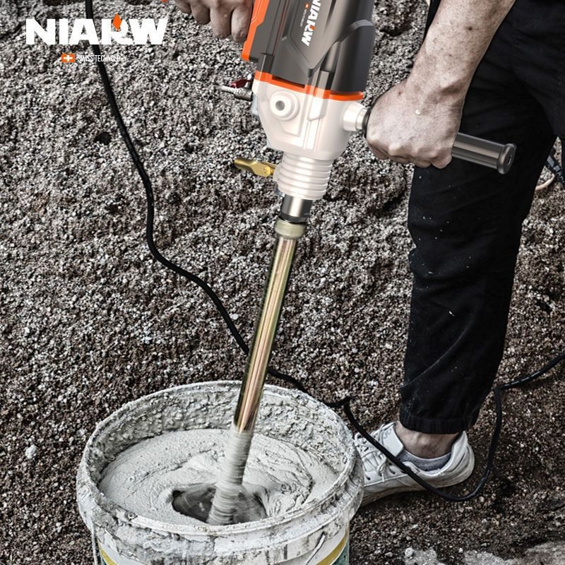 고출력 시멘트 믹서기 교반기 반죽기 콘크리트 페인트 전기 레미콘 호퍼 몰탈