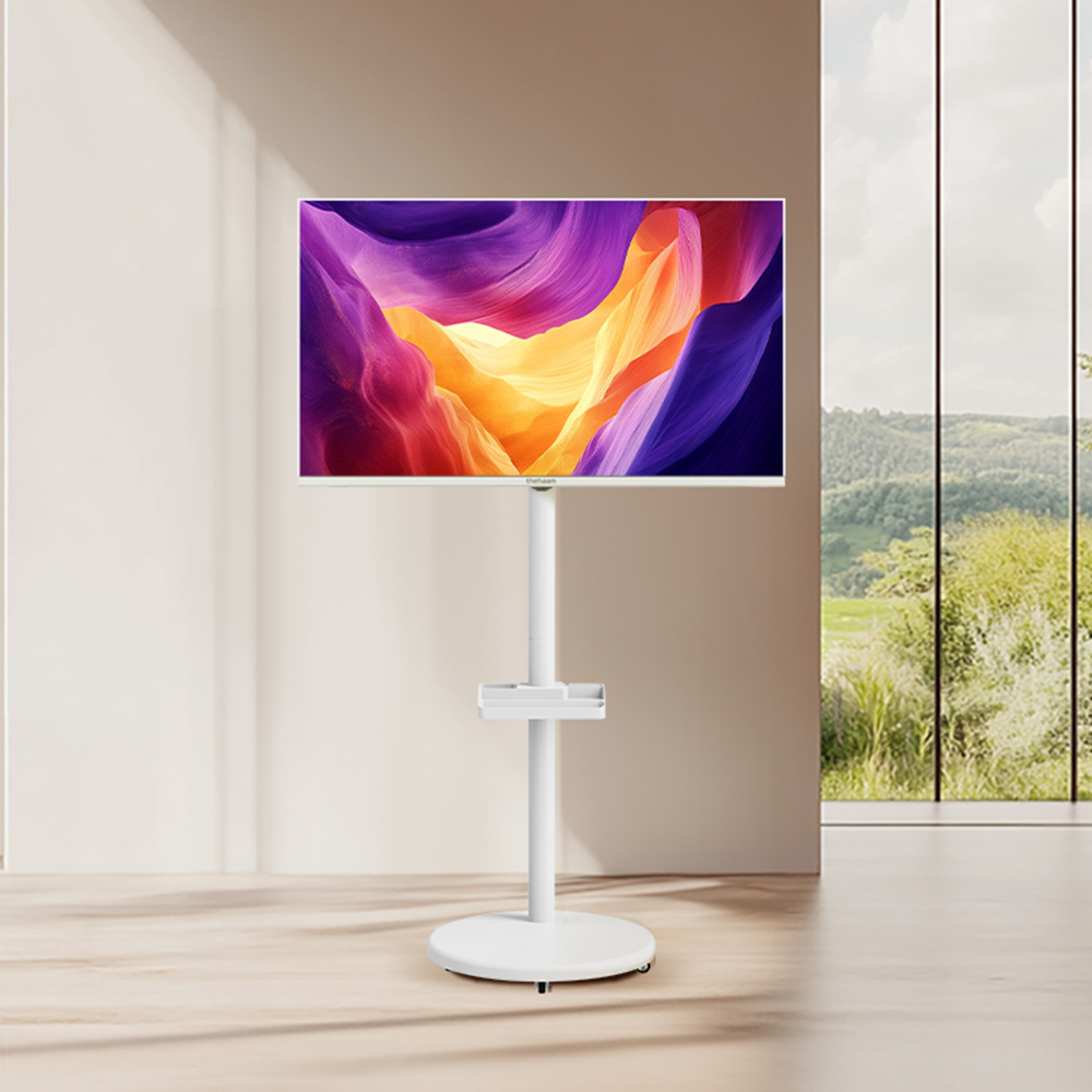 3세대 삼탠바이미 선반 이동식 티비거치대 무빙 TV 스탠드 109cm(43인치) 라이트