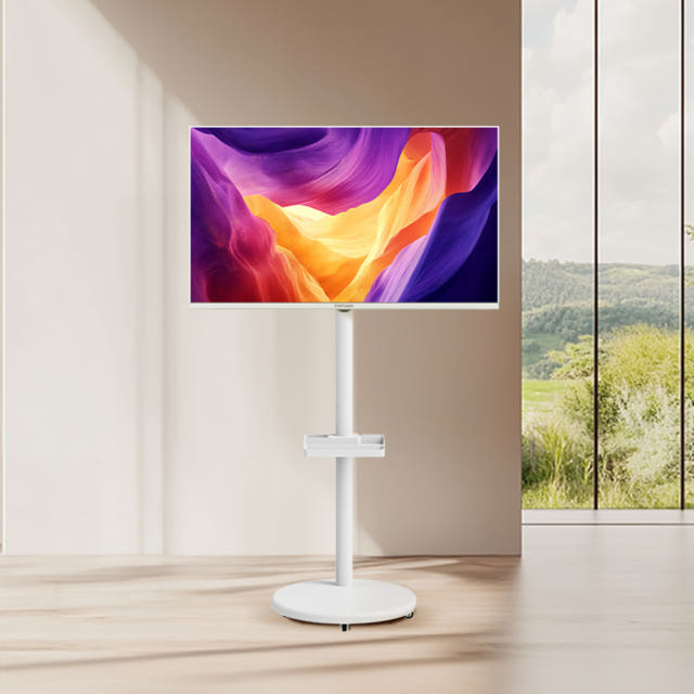 3세대 선반 이동식 티비거치대 무빙 TV 스탠드 109cm(43인치) 라이트 — TV 위치, 자유롭게 옮기며 공간 활용도를 높이는 비결