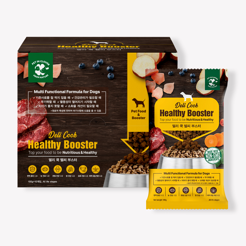 델리쿡 헬씨부스터 노령견도 먹기 편한 소프트 강아지밥 1kg