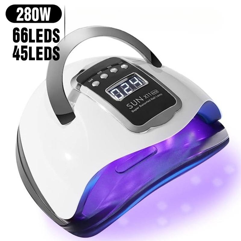 280W 고출력 네일아트 램프 X11 자외선 UV 네일 베이킹 네일아트 도구 - 상세 이미지 2
