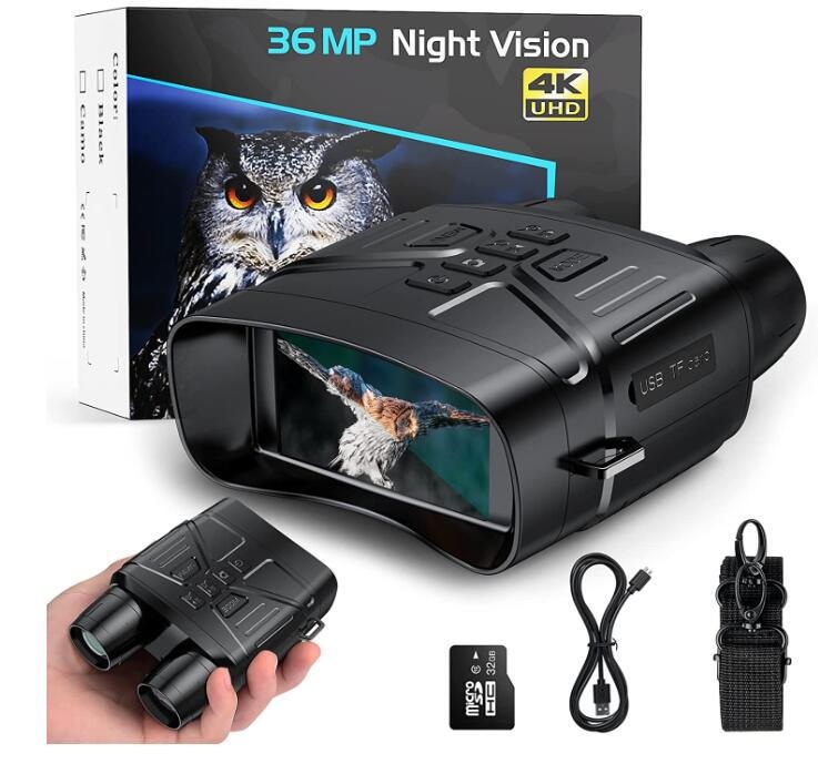 HD 야간 투시경 Night Vision 4K 적외선 야간 투시 쌍안경 - 메인 이미지