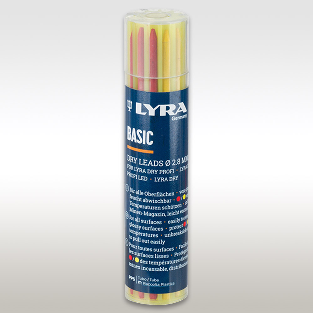 리라 드라이펜 리필 2B H 빨강 노랑 L4498004 - 상품 이미지