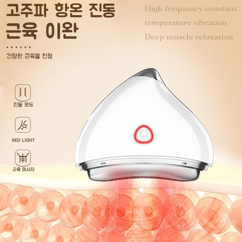 하트 IPL 케어 EMS 전기 괄사기 얼굴 리프팅 윤곽 마사지기 - 상세 이미지 3