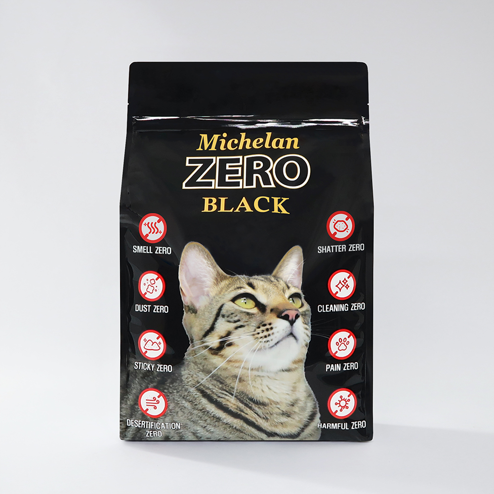 [프리미엄]미켈란제로 벤토나이트 모래 먼지없는 고양이 모래 블랙