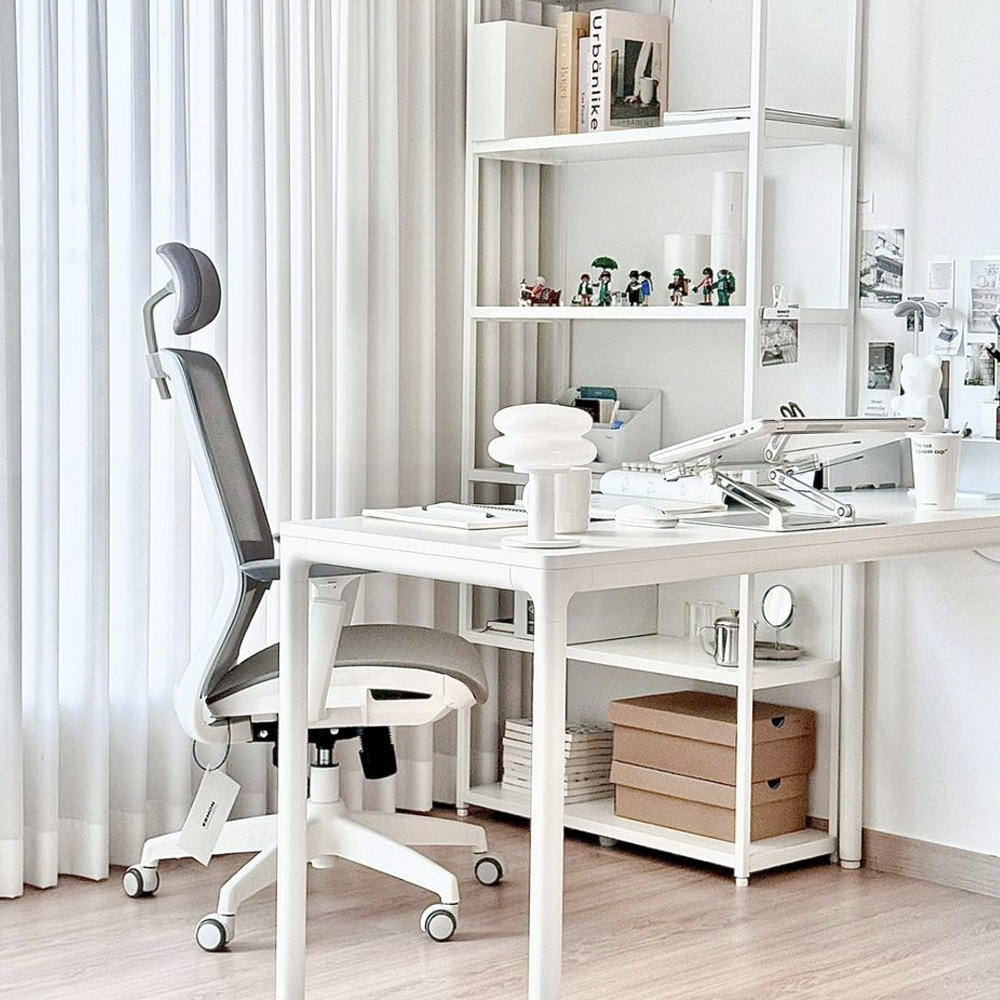 에르먼 S50 PRO AIR 국내생산 풀메쉬 책상 사무실 학생 허리편한 컴퓨터의자