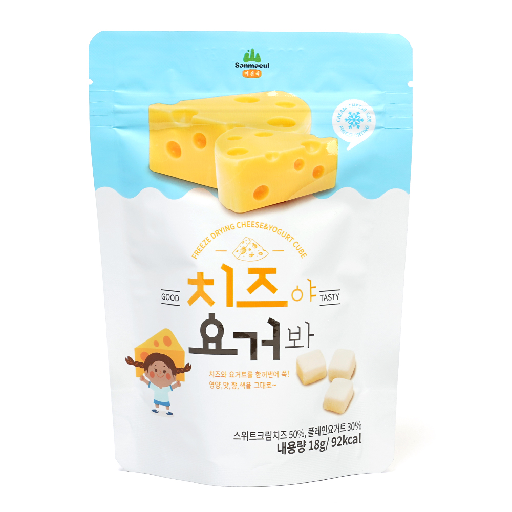 치즈야 요거봐 (18g) 크림치즈 요거트 큐브 아이간식 - 상품 이미지
