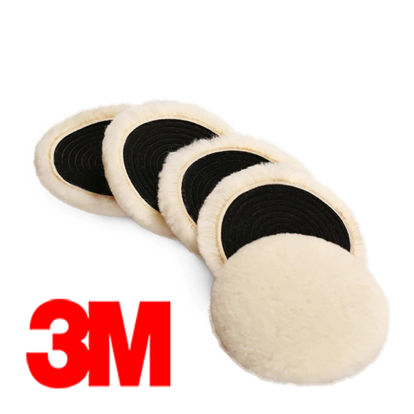 가민 3M 양모패드 광택패드 차량광택 전동드릴 폴리싱 12.5cm - 메인 이미지
