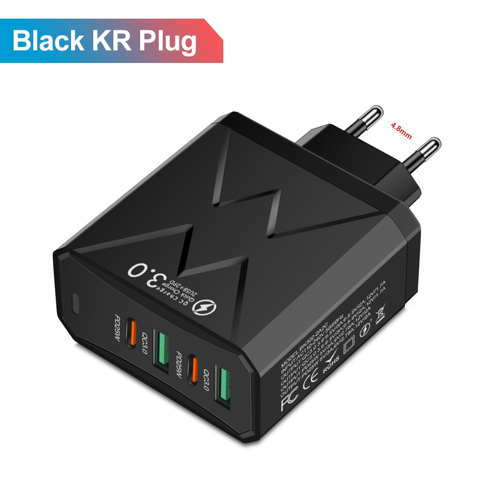 토탈 2USB+2PD 4포트 한국형 220V 멀티 고속충전기 100W - 상세 이미지 5