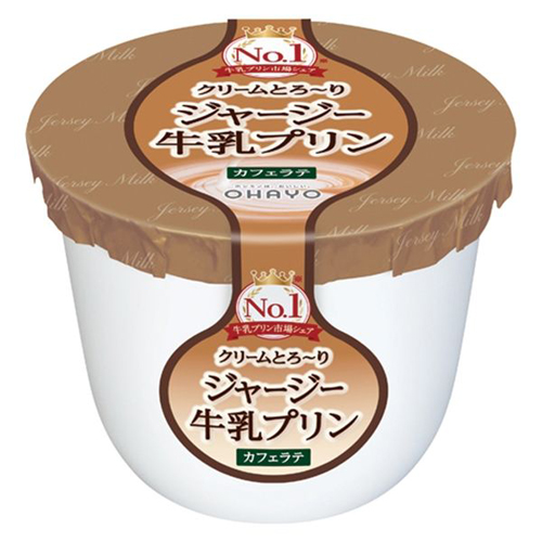 오하요 저지 우유 푸딩 카페오레 / 일본 쟈지푸딩 115g - 상품 이미지