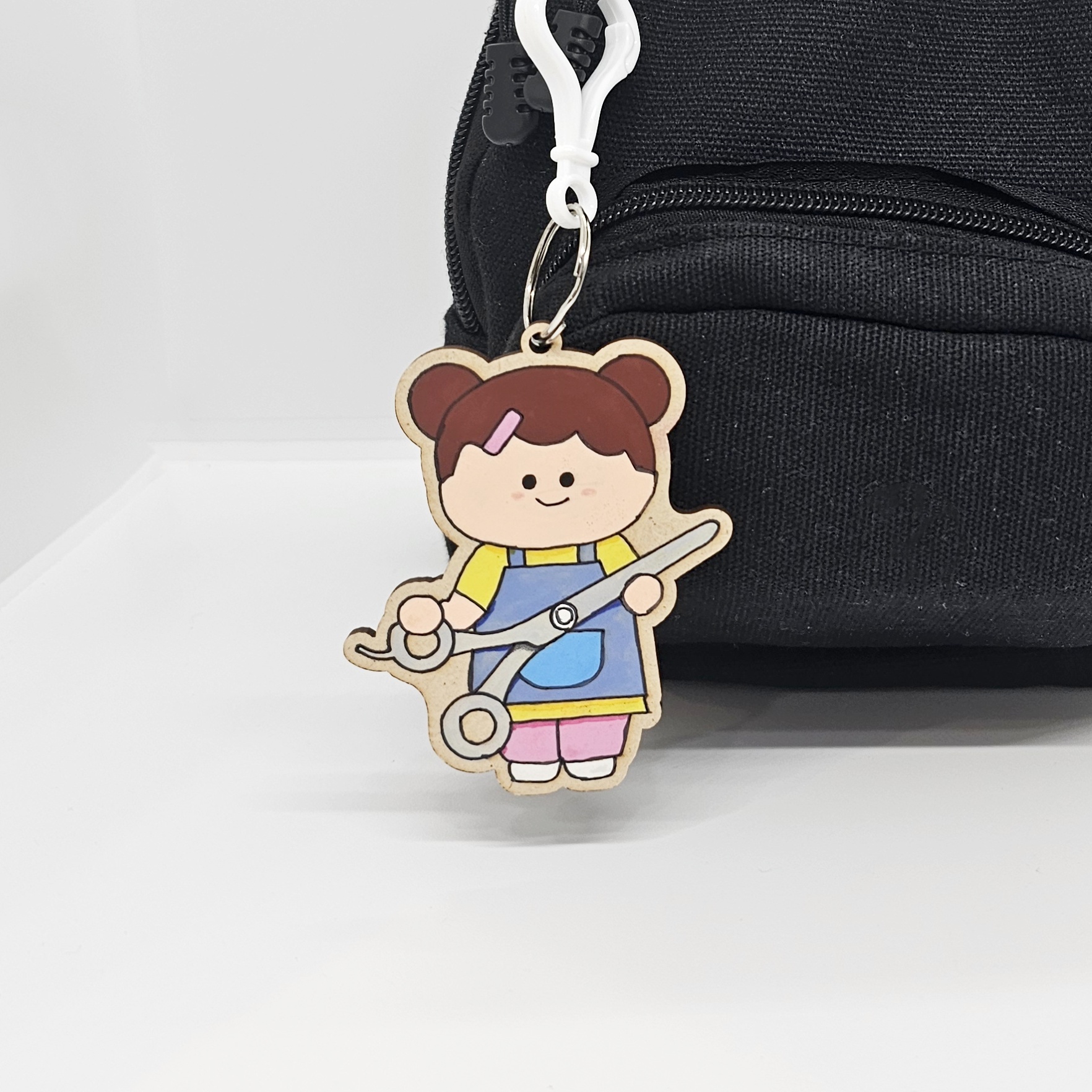 아이두DIY 나의 장래희망 키링 헤어디자이너 진로교구 만들기 신학기 자기소개 입학 - 상세 이미지 2
