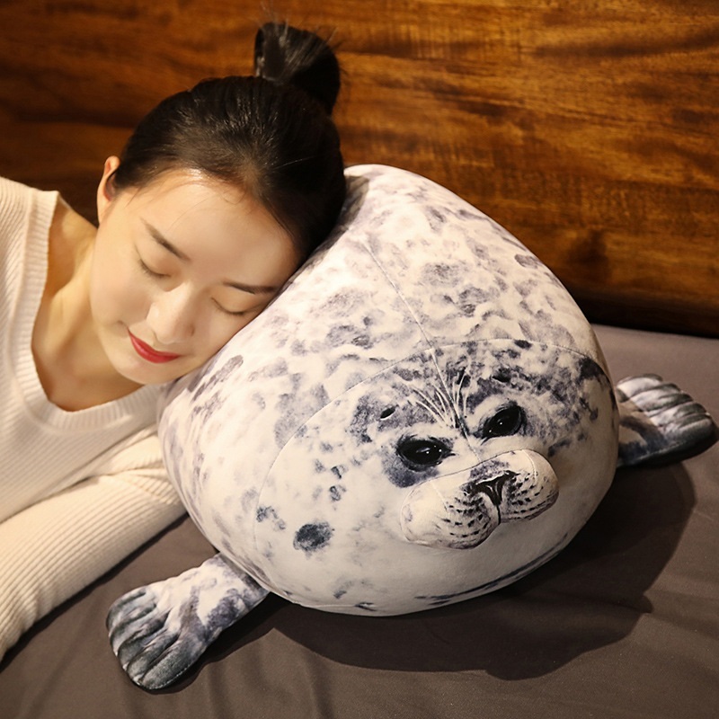 귀여운 하프물범 고퀄리티 봉제인형 애착인형 동물인형 80cm - 상세 이미지 3