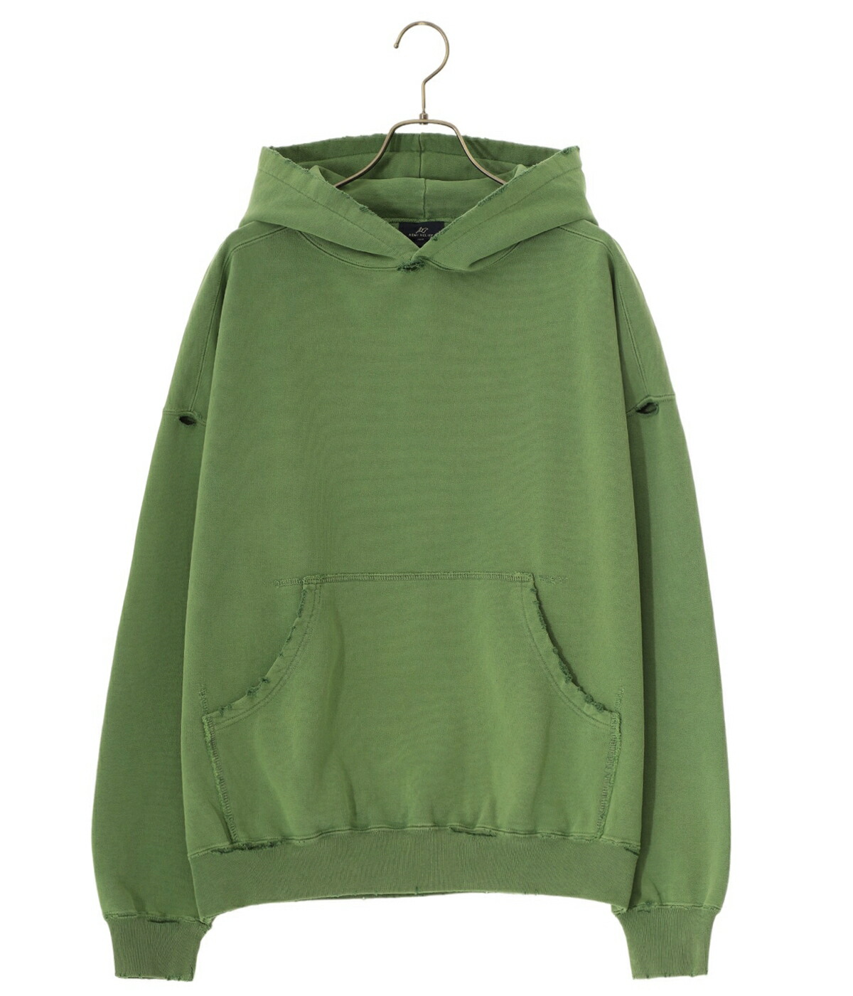 레미레리프 NAVY LABEL 더블 SP 가공 파카 후드 티셔츠 RN26349293AK - 상세 이미지 3