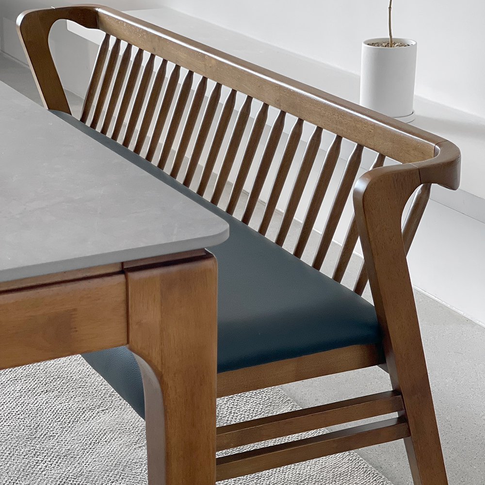 로포텐 핀핀 식탁의자 고무나무 원목 카페 인테리어 의자