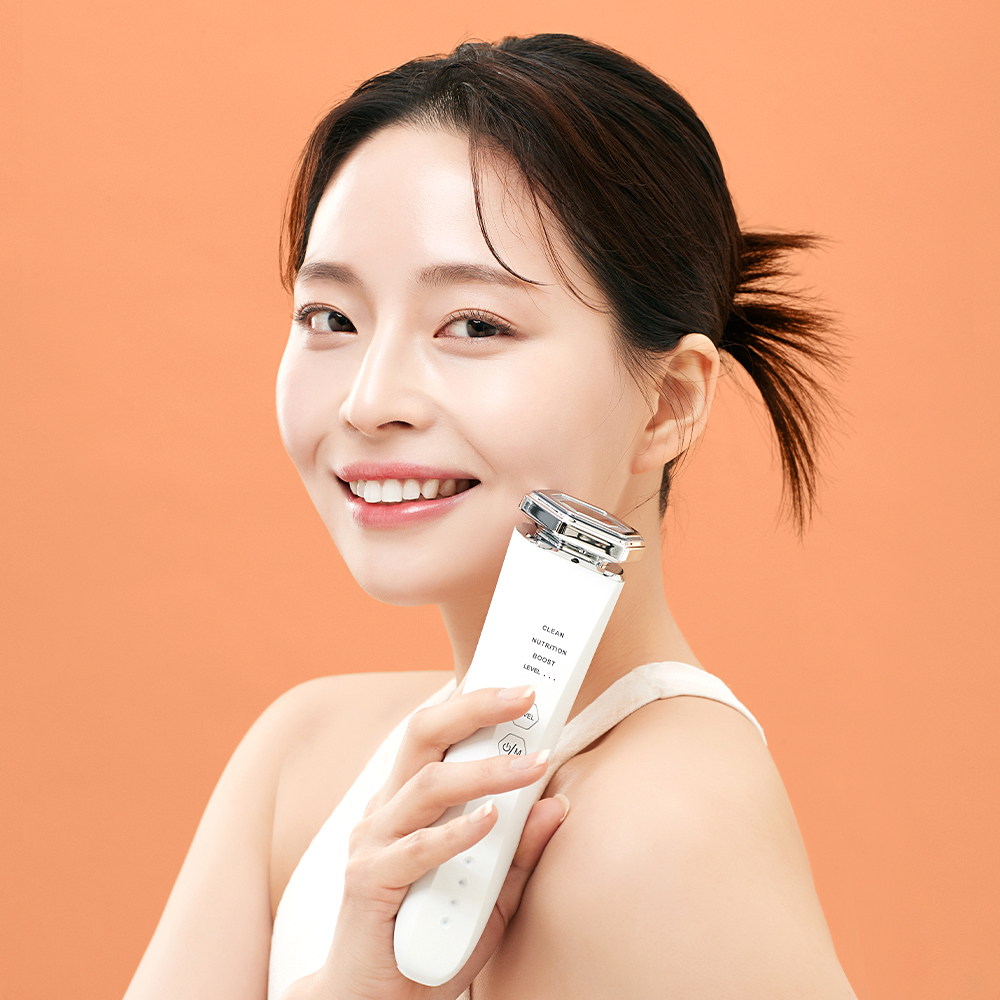 펄케어 NEW 화이트진 프로 갈바닉 마사지기 화장품 흡수 부스터 홈케어 뷰티 피부 관리기