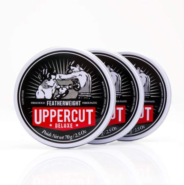 어퍼컷디럭스 페더웨이트 수성포마드 남자헤어스타일 바버샵왁스 실속형 x 3