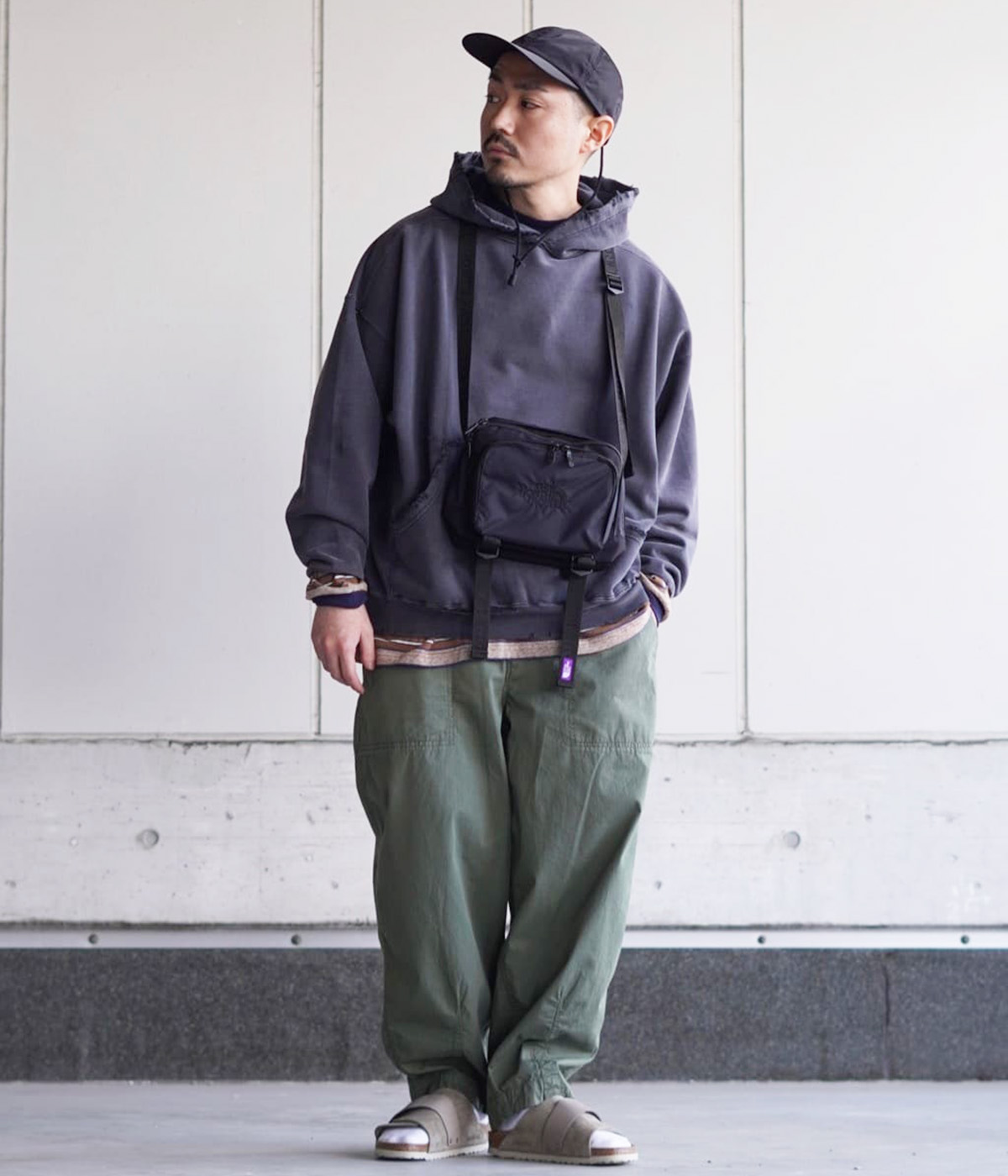 레미레리프 NAVY LABEL 더블 SP 가공 파카 후드 티셔츠 RN26349293AK - 상세 이미지 5