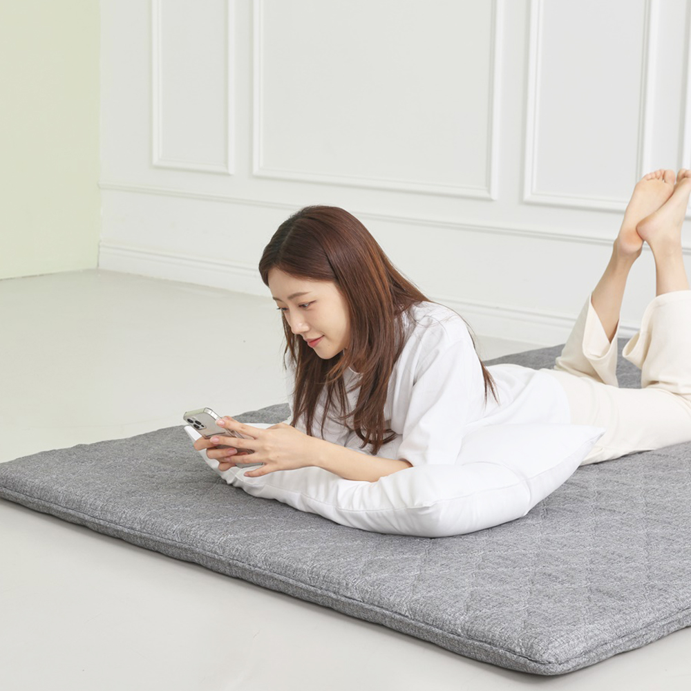 사계절 두꺼운 바닥 요매트 까는이불 요 패드 매트리스 손님용매트 3color